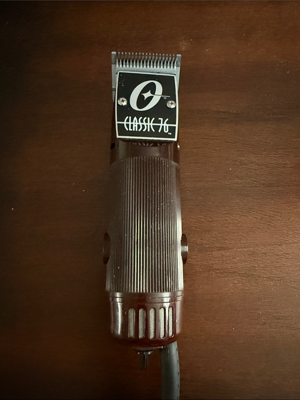 Oster Classic 76 Corded Hair Clipper - Dark Brown with Silver Blade